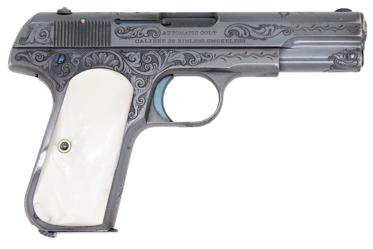 Colt 1903 Pocket Hammerless 32ACP SN:49687 MFG:1906 Factory Engraved