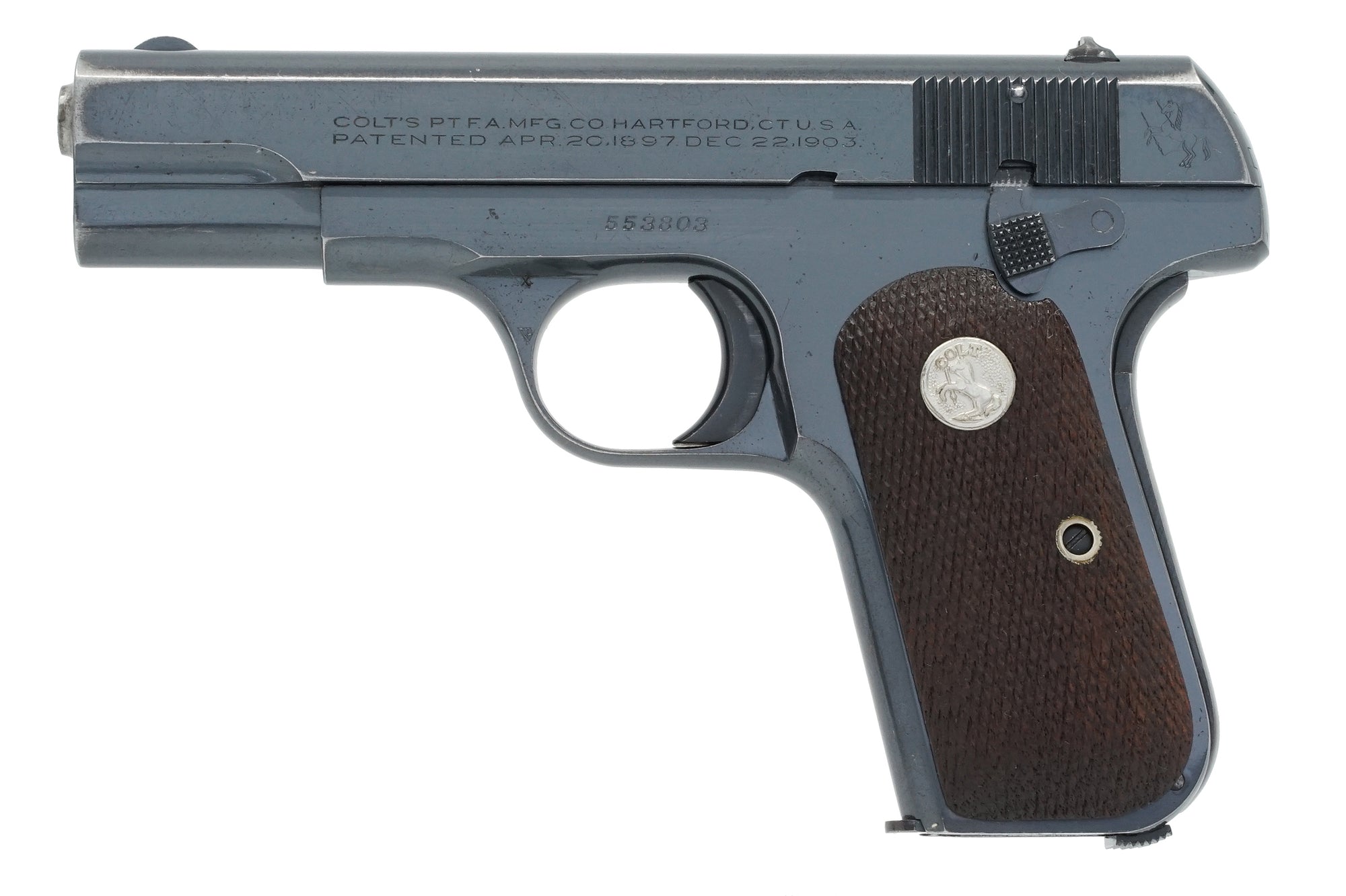 Colt 1903 Pocket Hammerless 32ACP SN:553803 MFG:1941