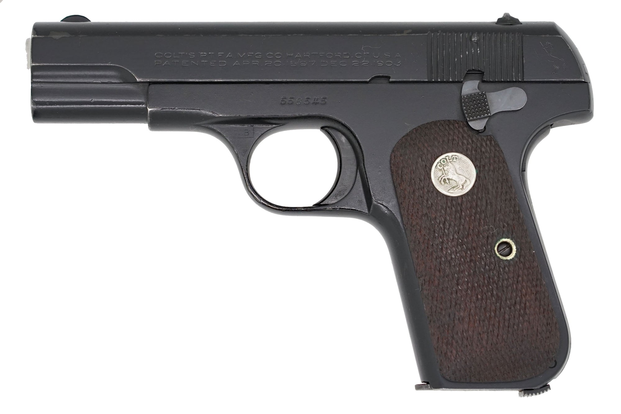 Colt 1903 Pocket Hammerless 32ACP SN:556545 MFG:1942 British SOE