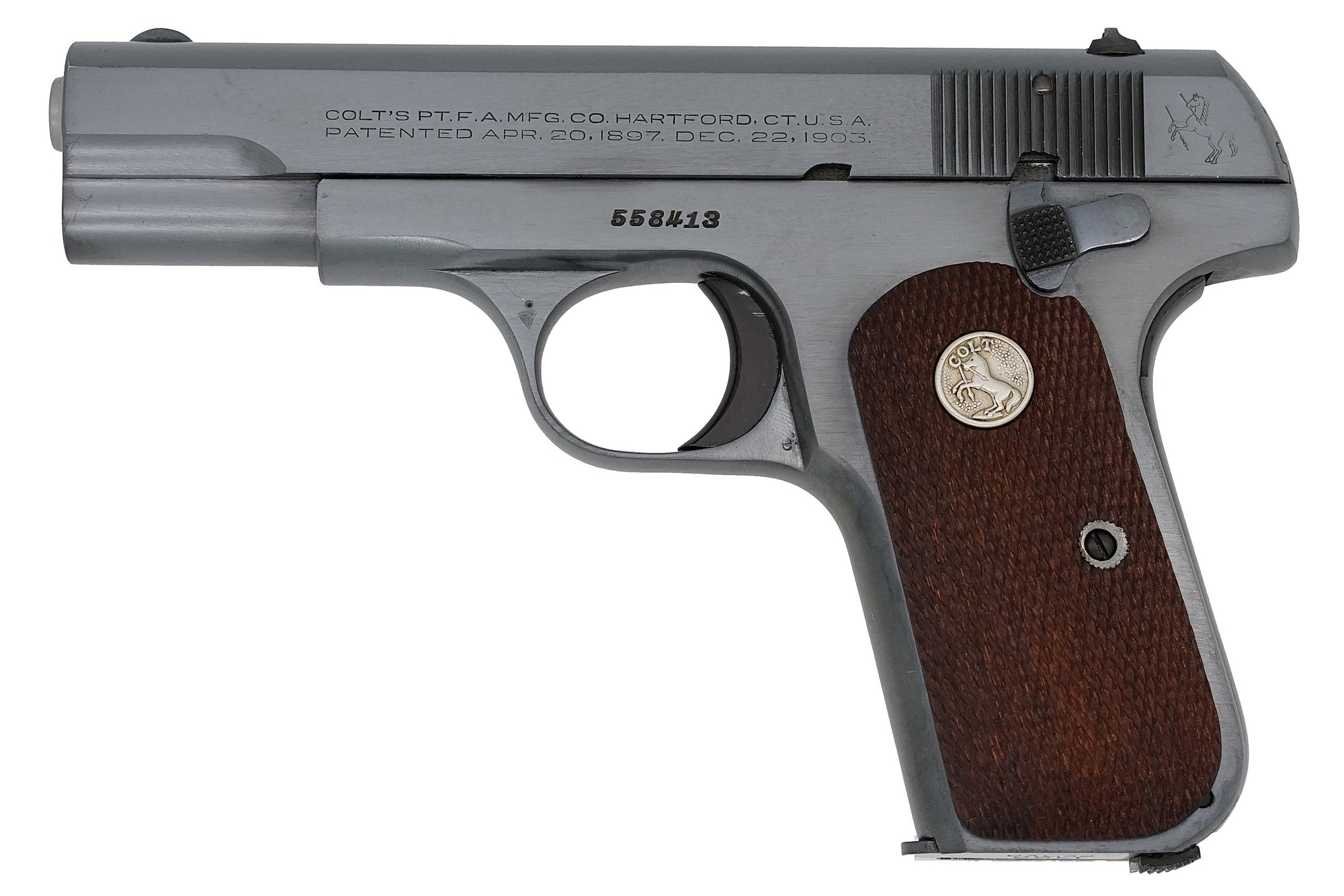Colt 1903 Pocket Hammerless 32ACP SN:558413 MFG:1944 OSS