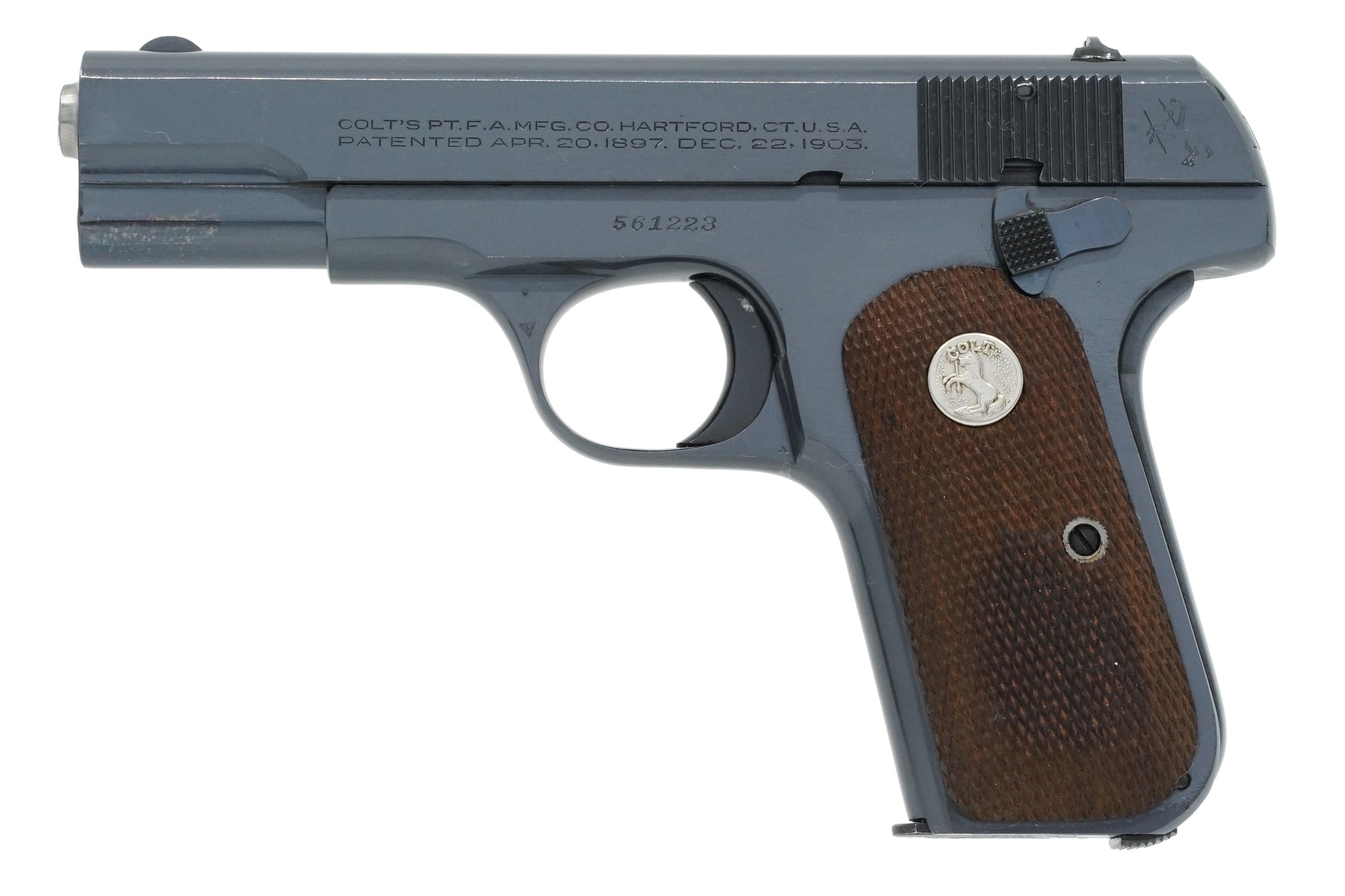 Colt 1903 Pocket Hammerless 32ACP SN:561223 MFG:1944