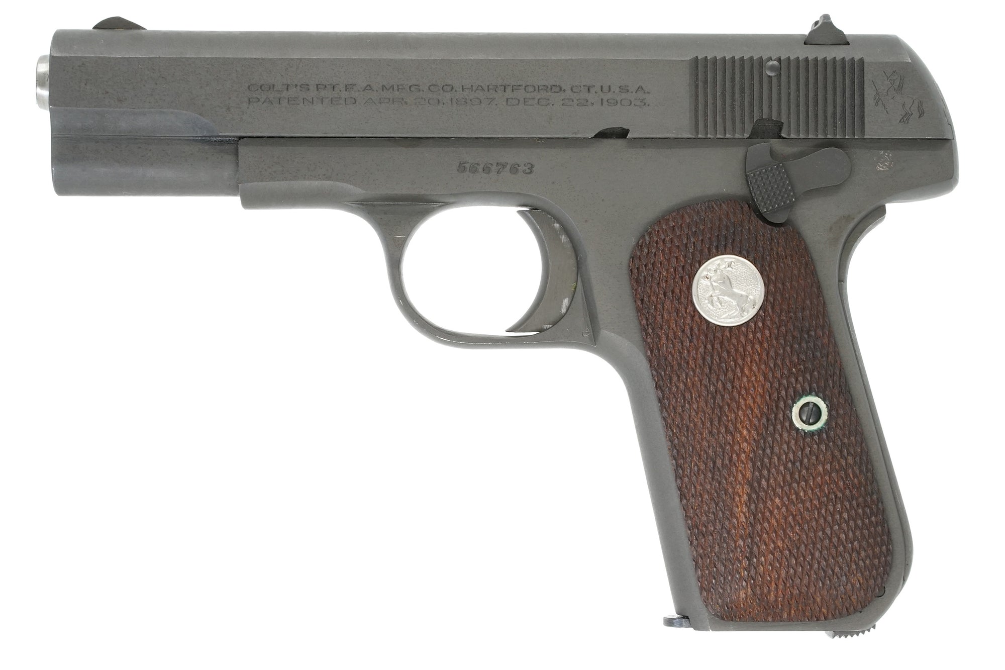 Colt 1903 Pocket Hammerless 32ACP SN:566763 MFG:1944