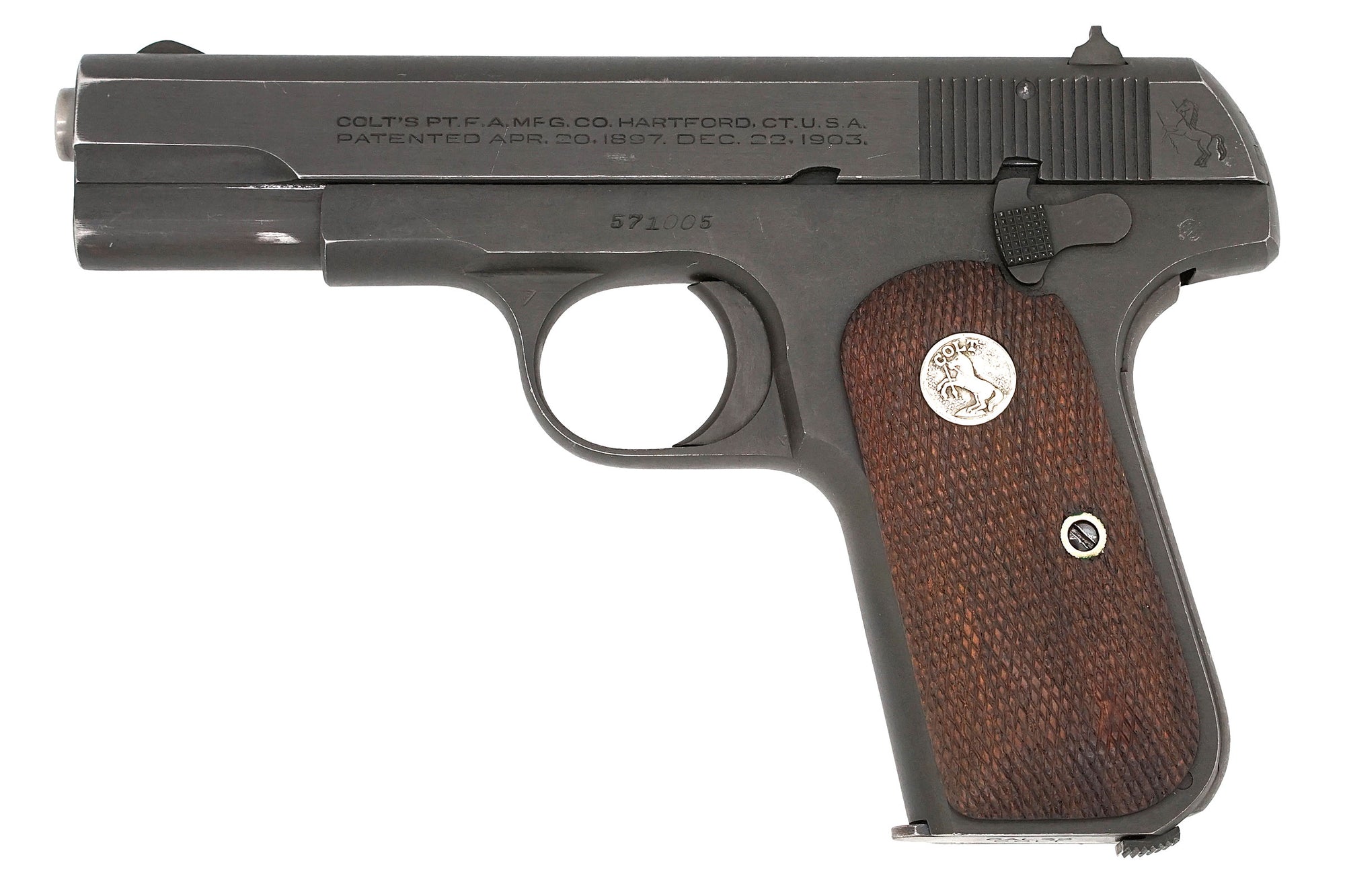 Colt 1903 Pocket Hammerless 32ACP SN:571005 MFG:1945