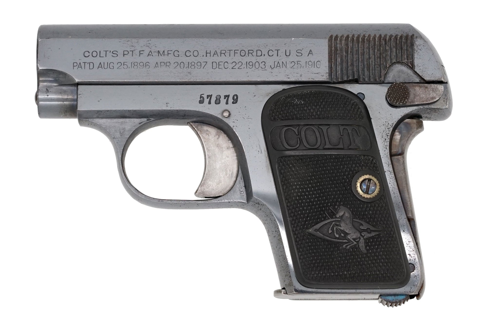 Colt 1908 Vest Pocket 25ACP SN:57879 MFG:1911