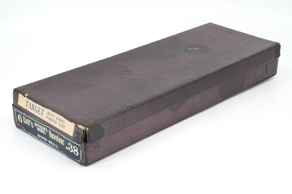 Colt Officers Model Target 6&quot; 38 Special SN:620491 MFG:1937