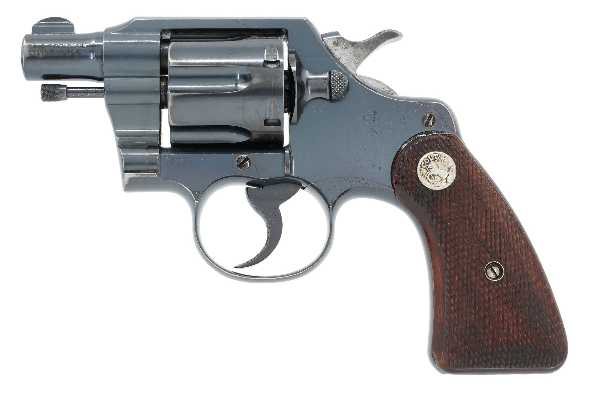 Colt Official Police 2" 38 SN:630212 MFG:1942 - Lewiston Police