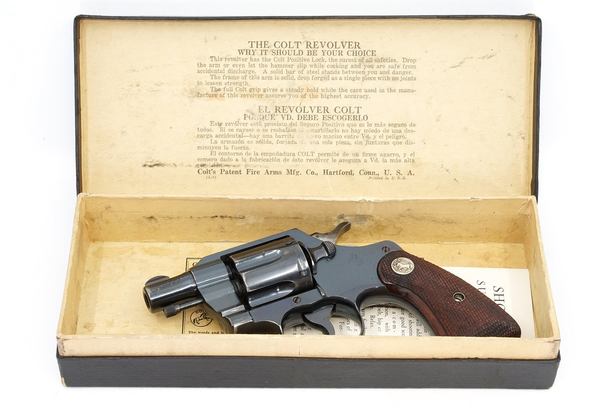 Colt Official Police 2&quot; 38 SN:630212 MFG:1942 - Lewiston Police
