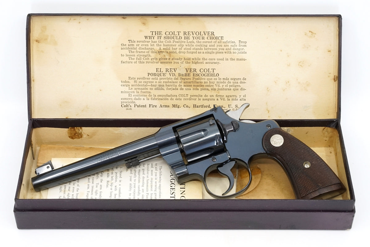 Colt Officers Model 6&quot; 32 SN:643022 MFG:1941