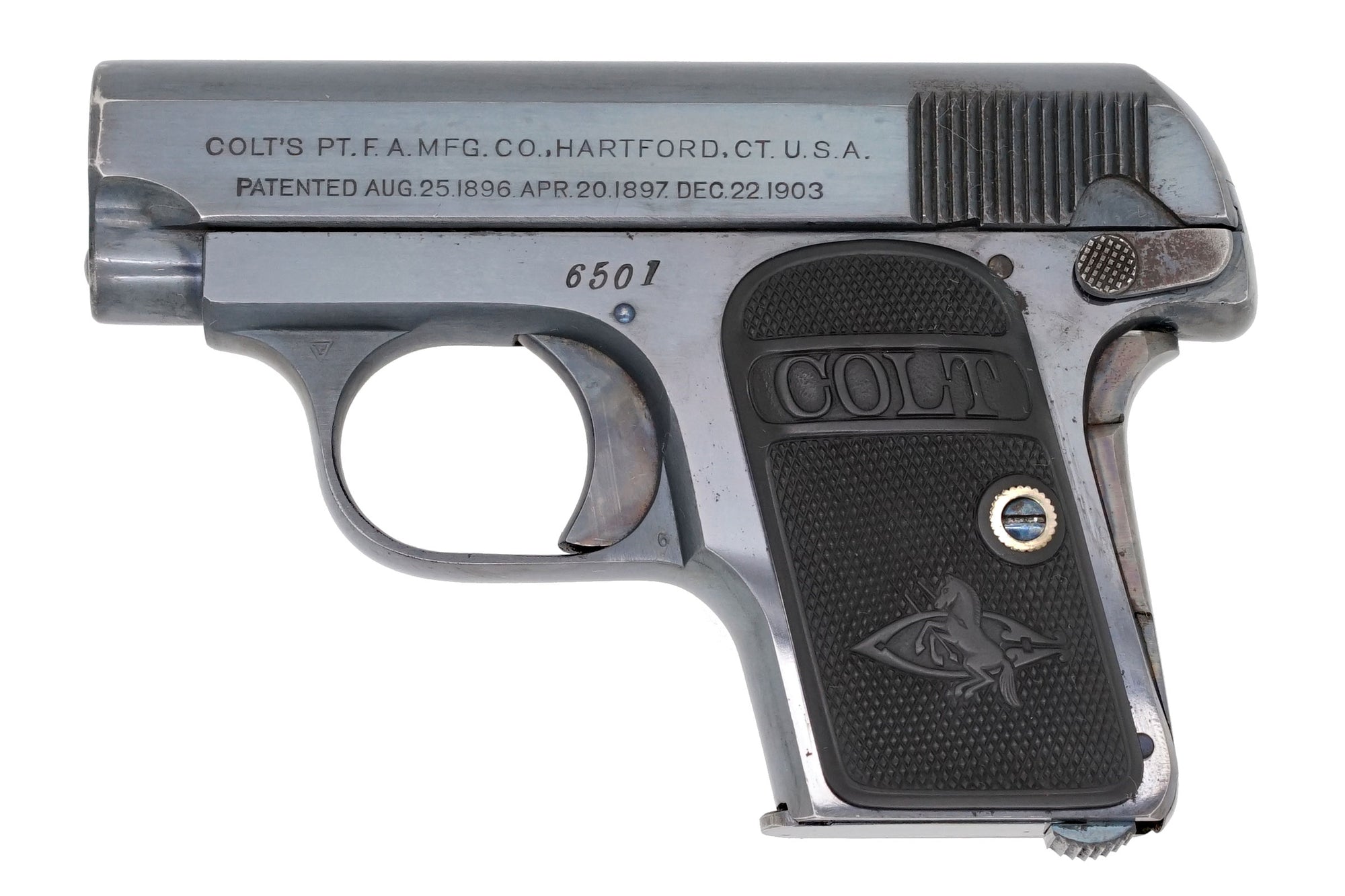 Colt 1908 Vest Pocket 25ACP SN:6501 MFG:1909