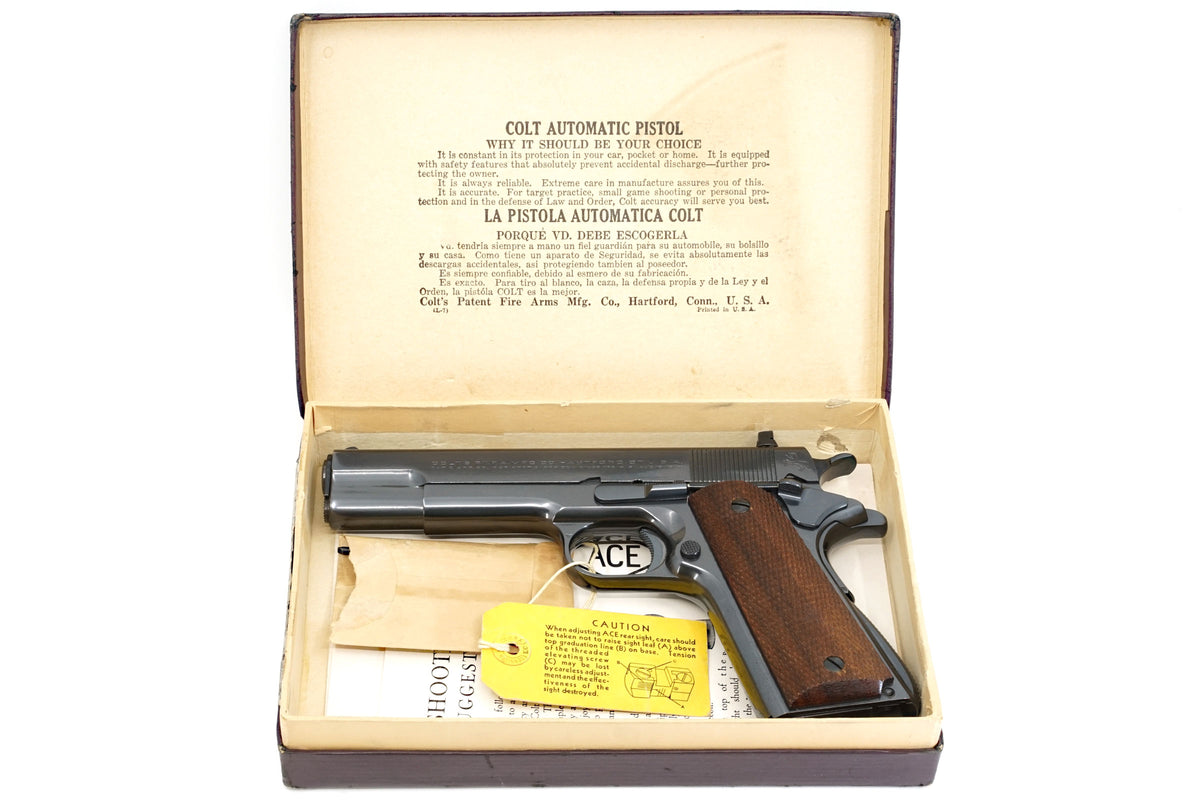 Colt Ace 22LR SN:6662 MFG:1936