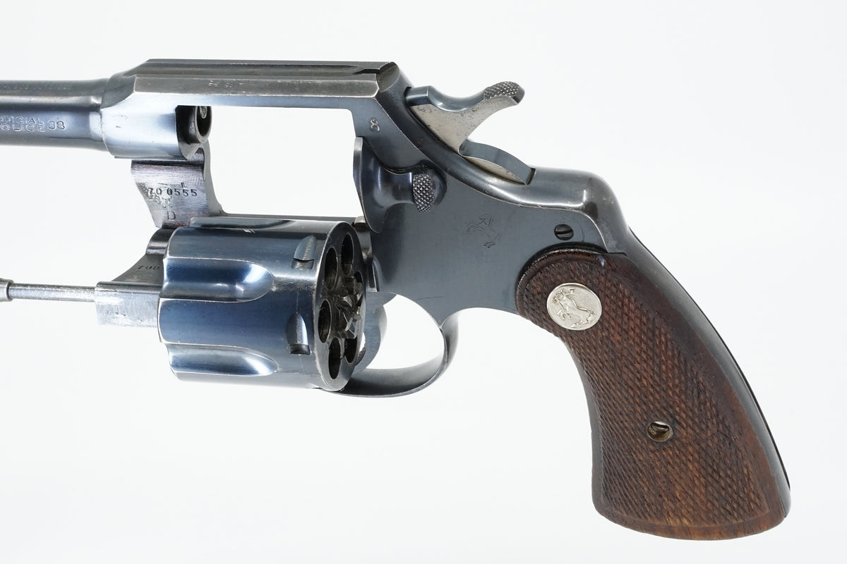 Colt Official Police 4&quot; 38 SN:700500 MFG:1942 - War Department