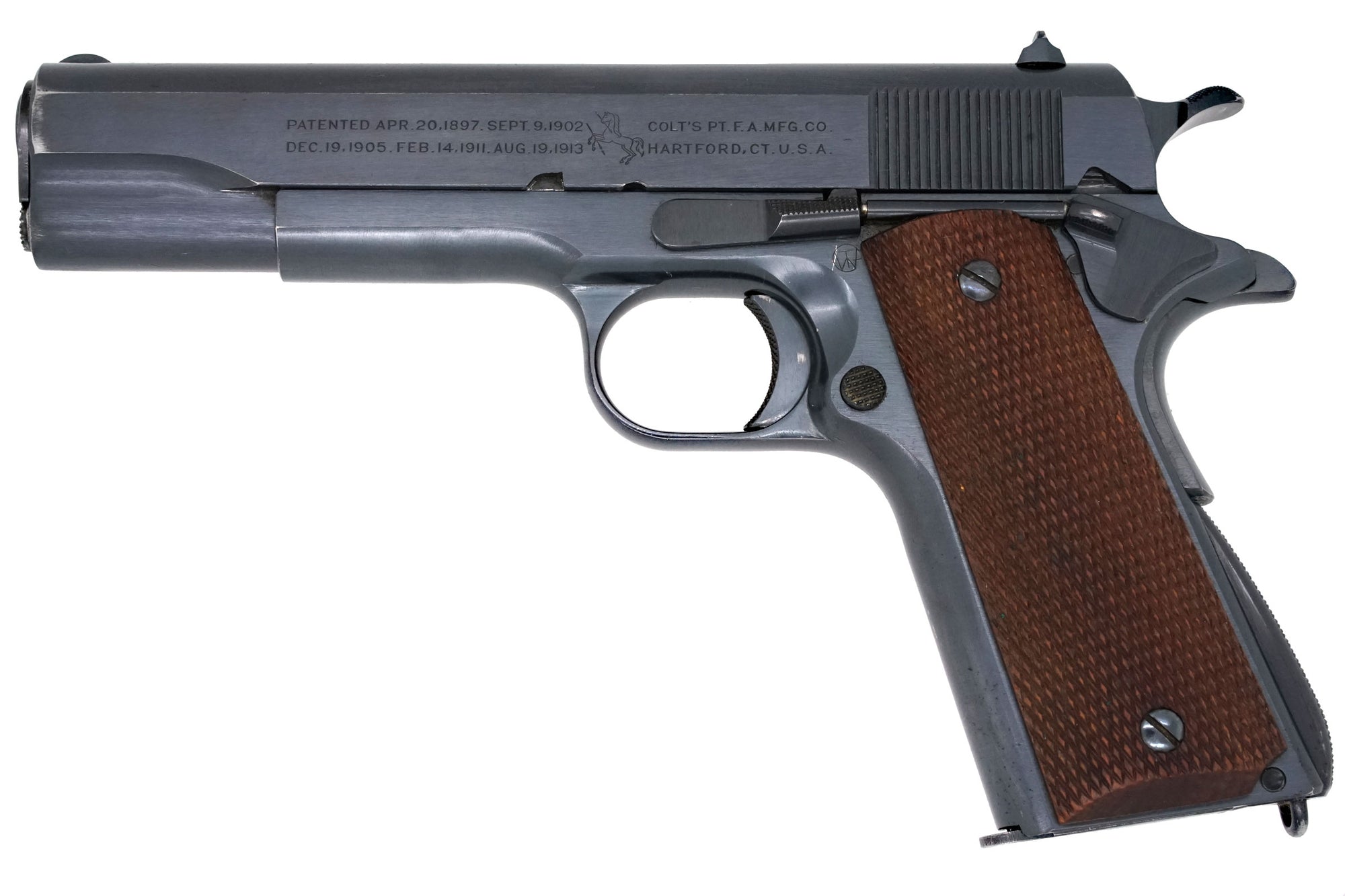 Colt M1911 45ACP SN:701935 MFG:1924 Transition Model