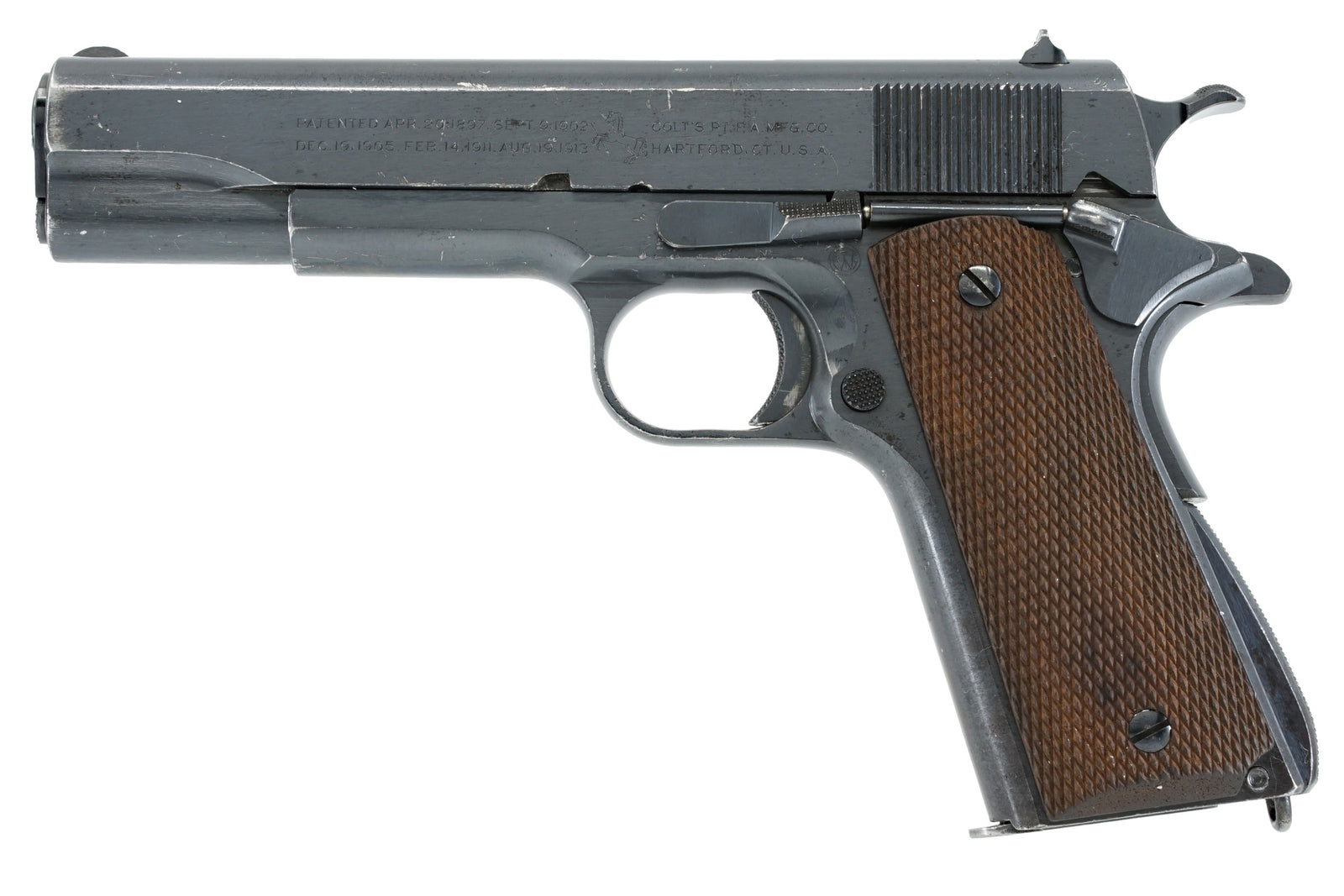 COLT M1911 45ACP SN:705387 MFG:1924 TRANSITION MODEL