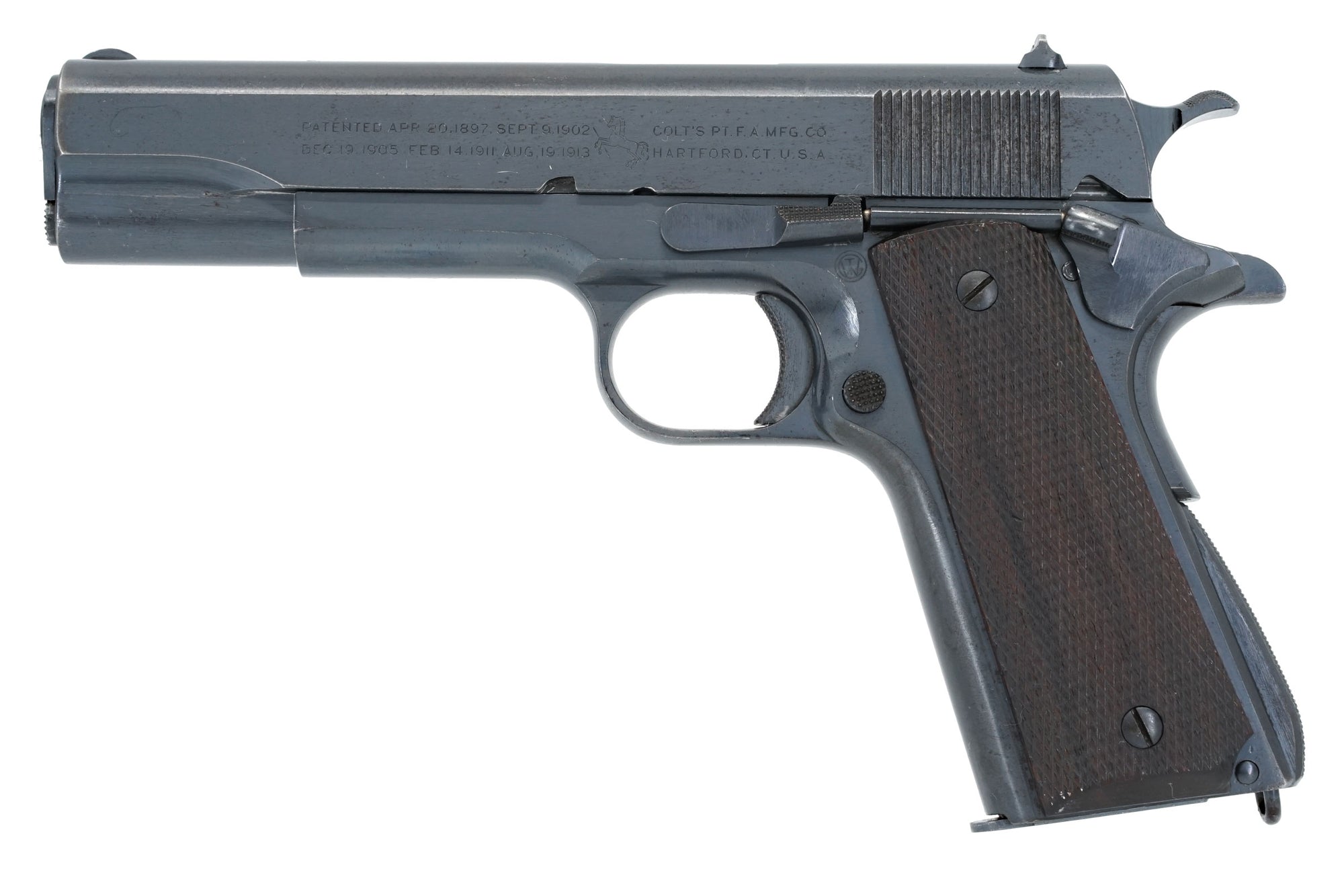 Colt M1911 45ACP SN:708214 MFG:1924 Transition Model