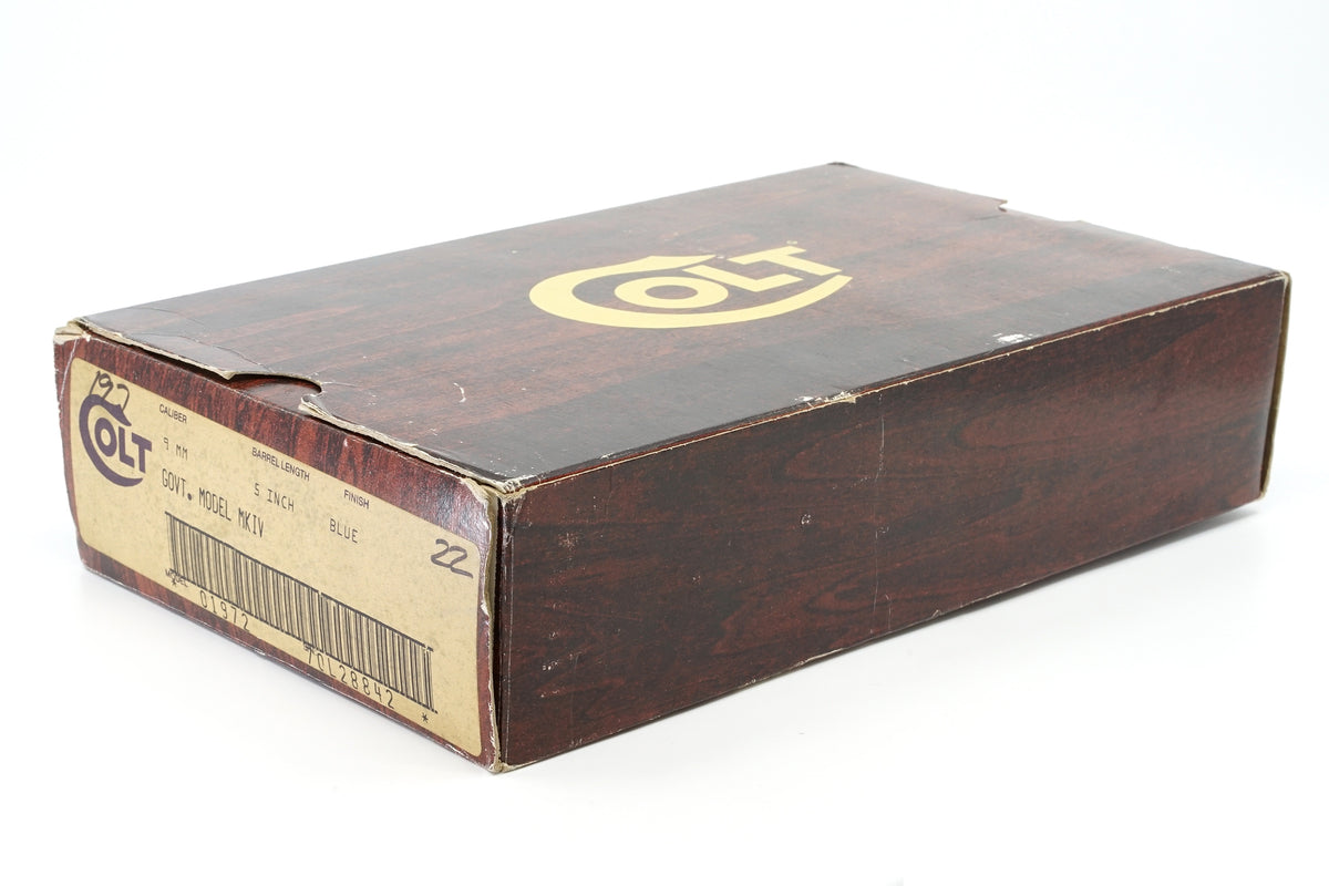 Colt Government Model Series 70 9MM SN:70L28842 MFG:1981