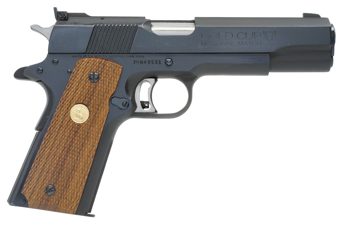 Colt Gold Cup National Match Series 70 45ACP SN:70N49531 MFG:1977