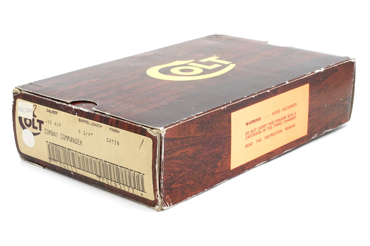 Colt Combat Commander 45ACP SN:70SC83177 MFG:1982