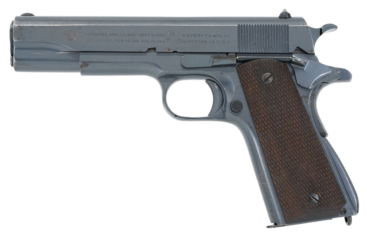 Colt M1911A1 45ACP SN:711475 MFG:1937 Navy - USS SUWANEE - Lt. George J. Seel