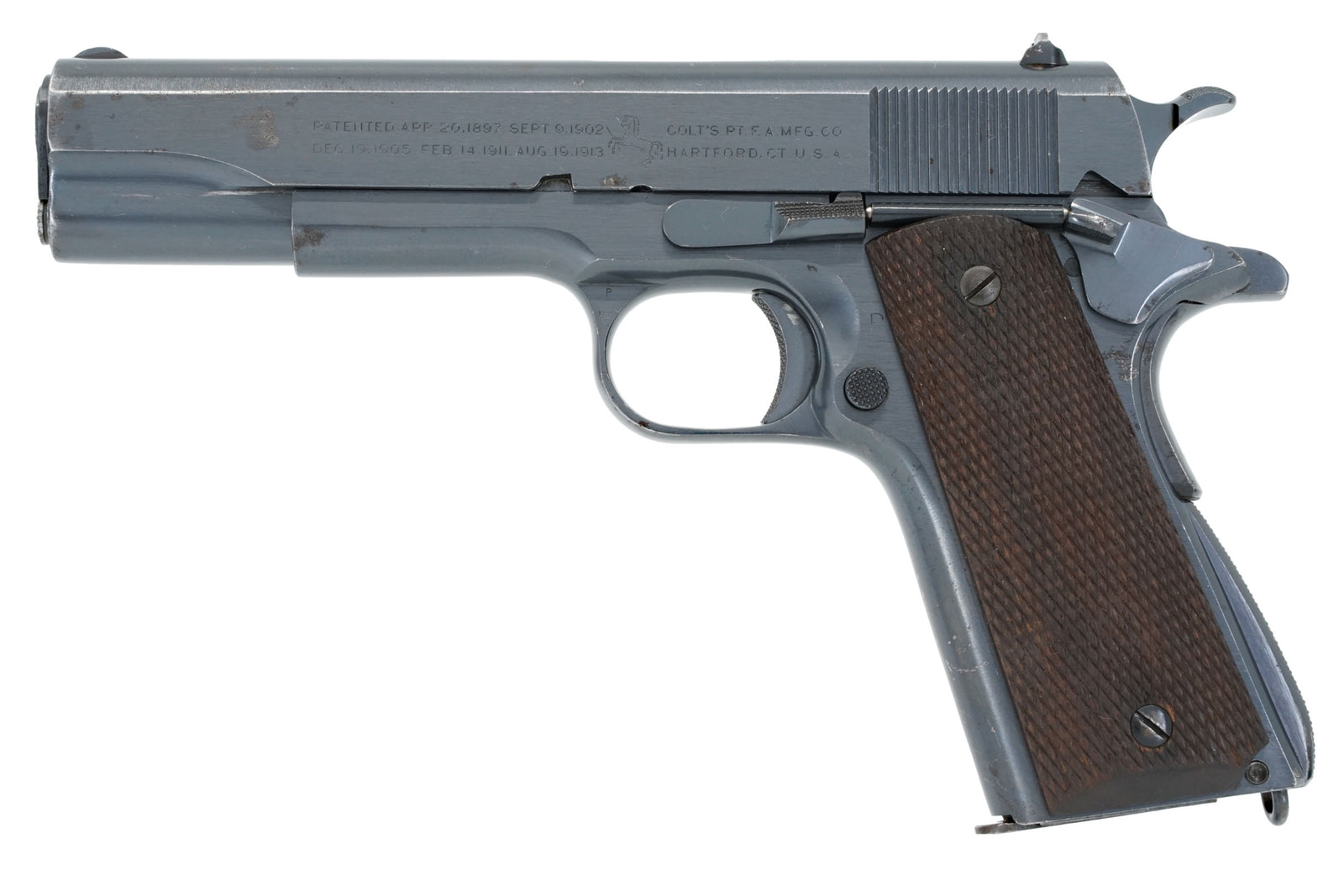 Colt M1911A1 45ACP SN:711475 MFG:1937 Navy - USS SUWANEE - Lt. George J. Seel