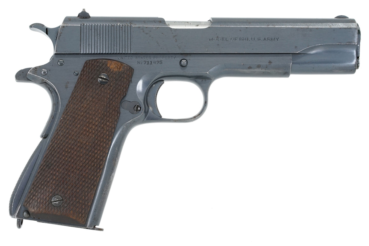 Colt M1911A1 45ACP SN:711475 MFG:1937 Navy - USS SUWANEE - Lt. George J. Seel
