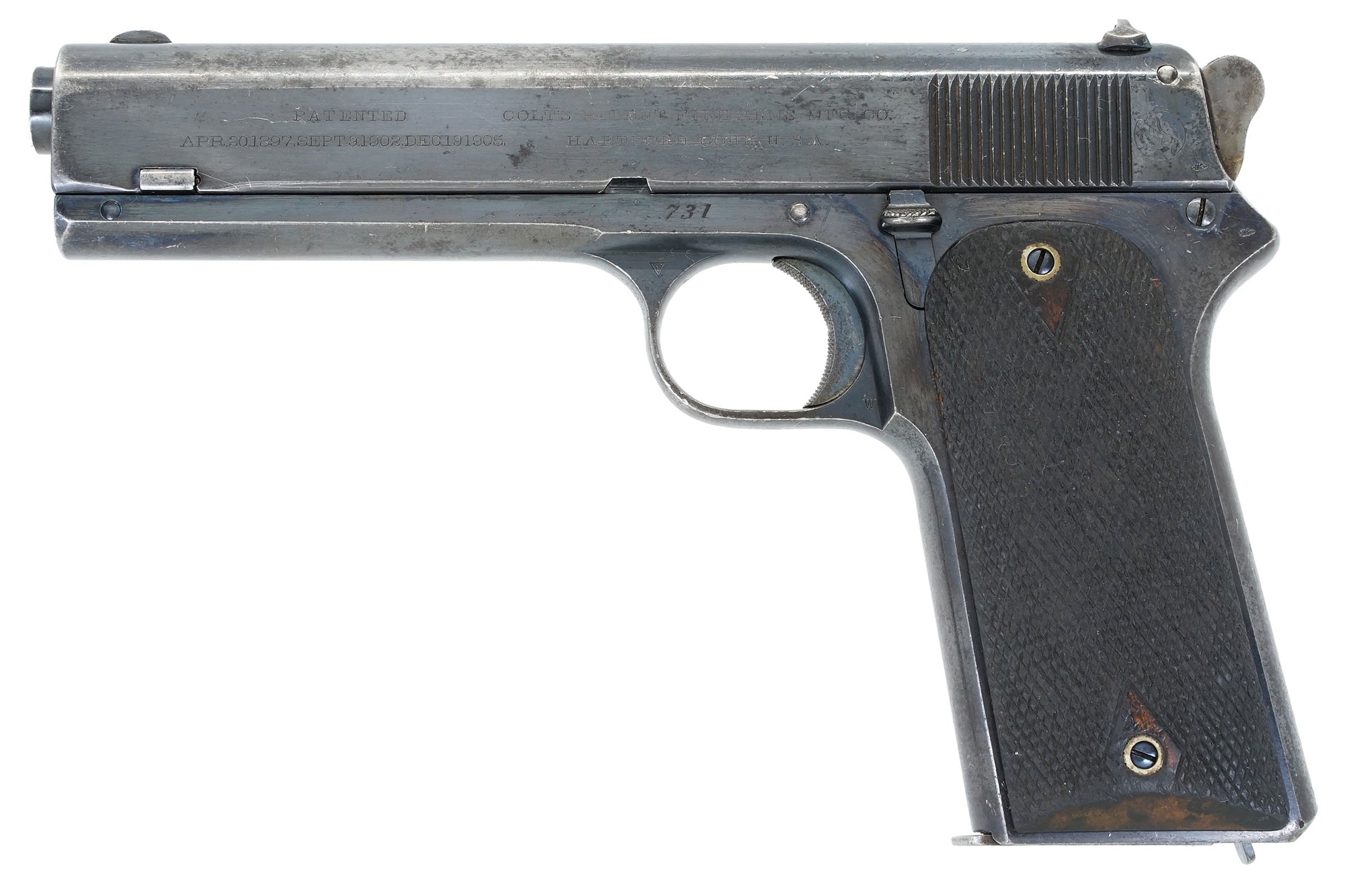 Colt Model 1905 45ACP SN:731 MFG:1906