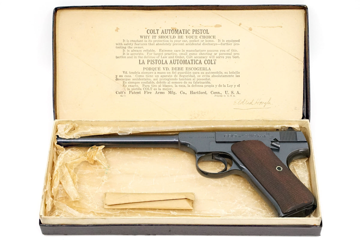 Colt Woodsman Target 6-5/8&quot; 22LR SN:74727 MFG:1930