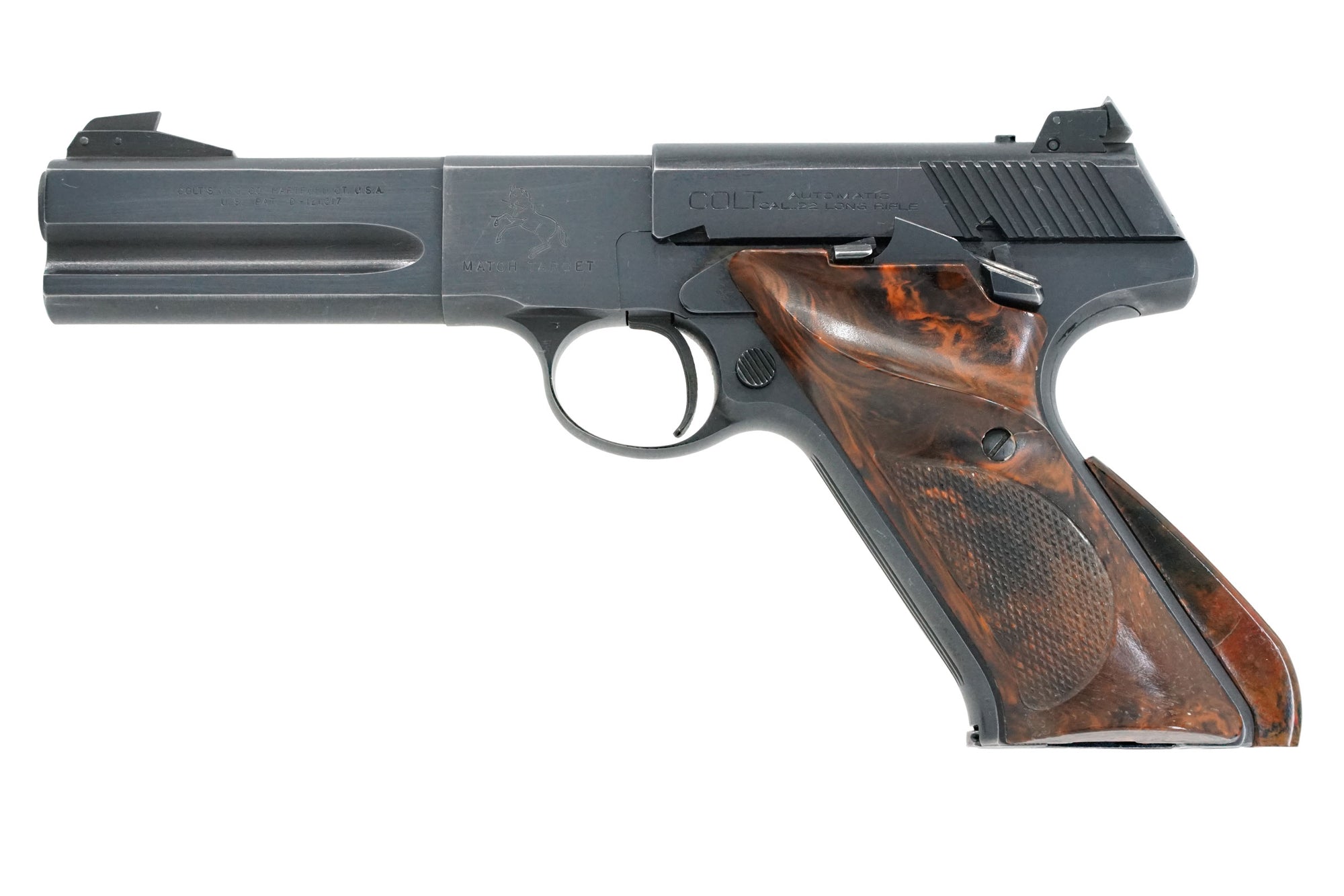 Colt Woodsman Match Target 4-1/2" 22LR SN:80882-S MFG:1950