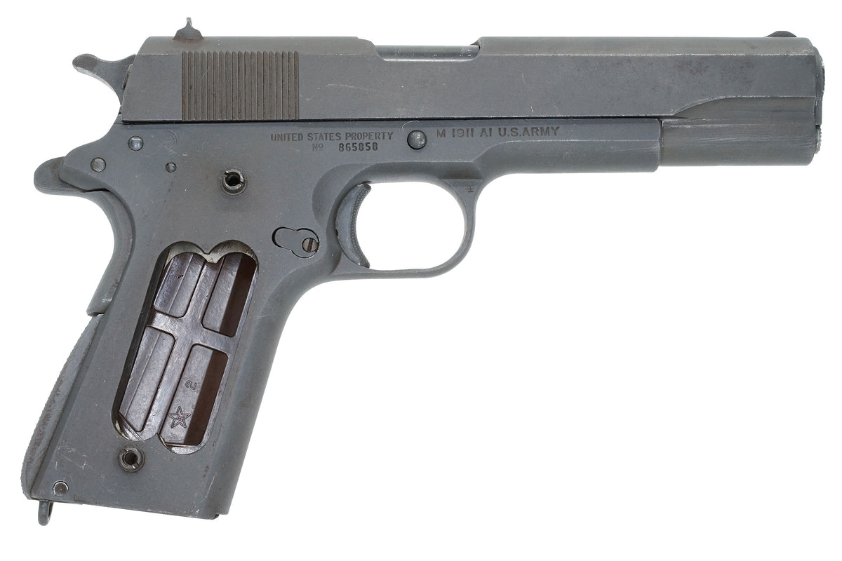 Ithaca M1911A1 45ACP SN:865858 MFG:1943 - Lt. Genther
