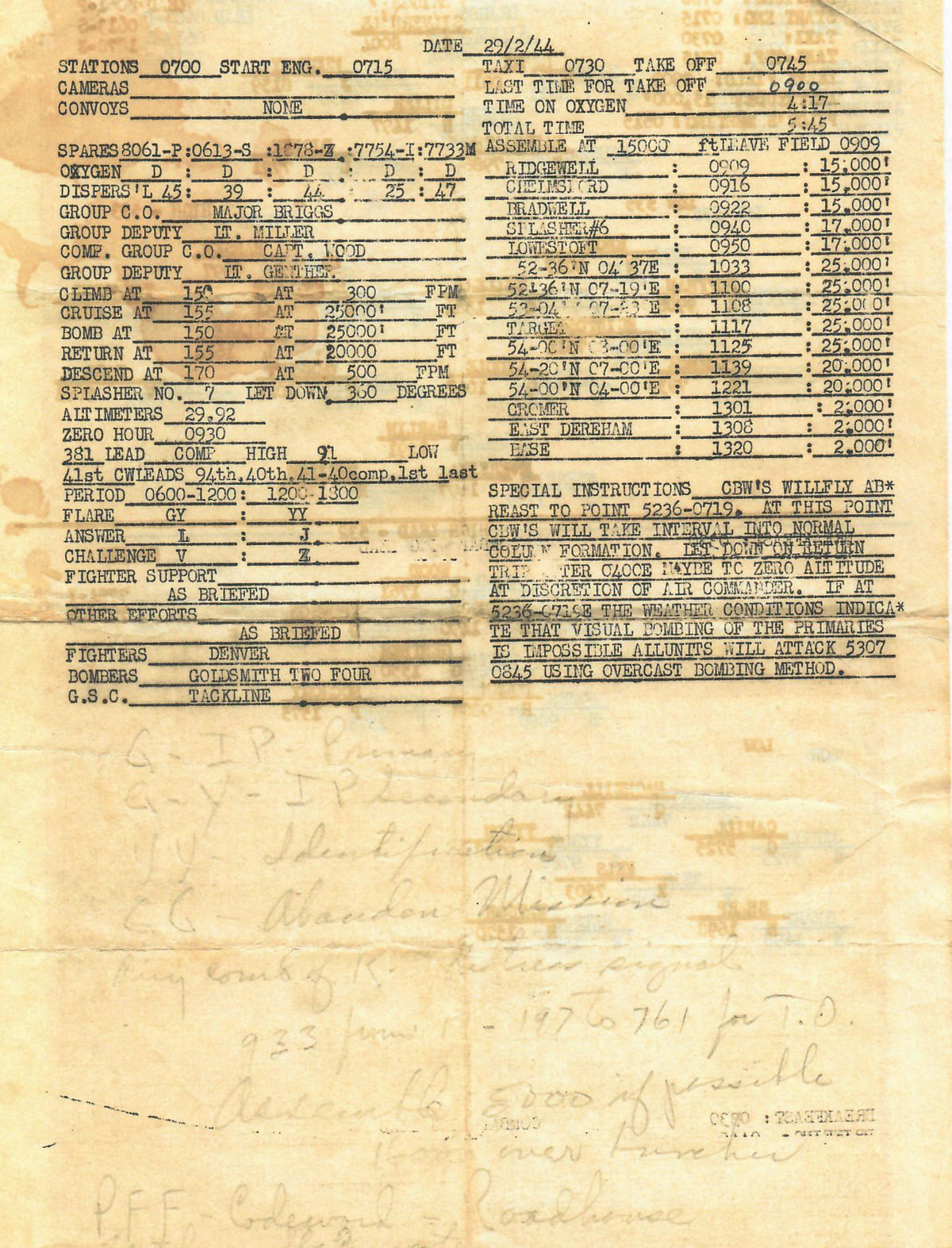 Ithaca M1911A1 45ACP SN:865858 MFG:1943 - Lt. Genther