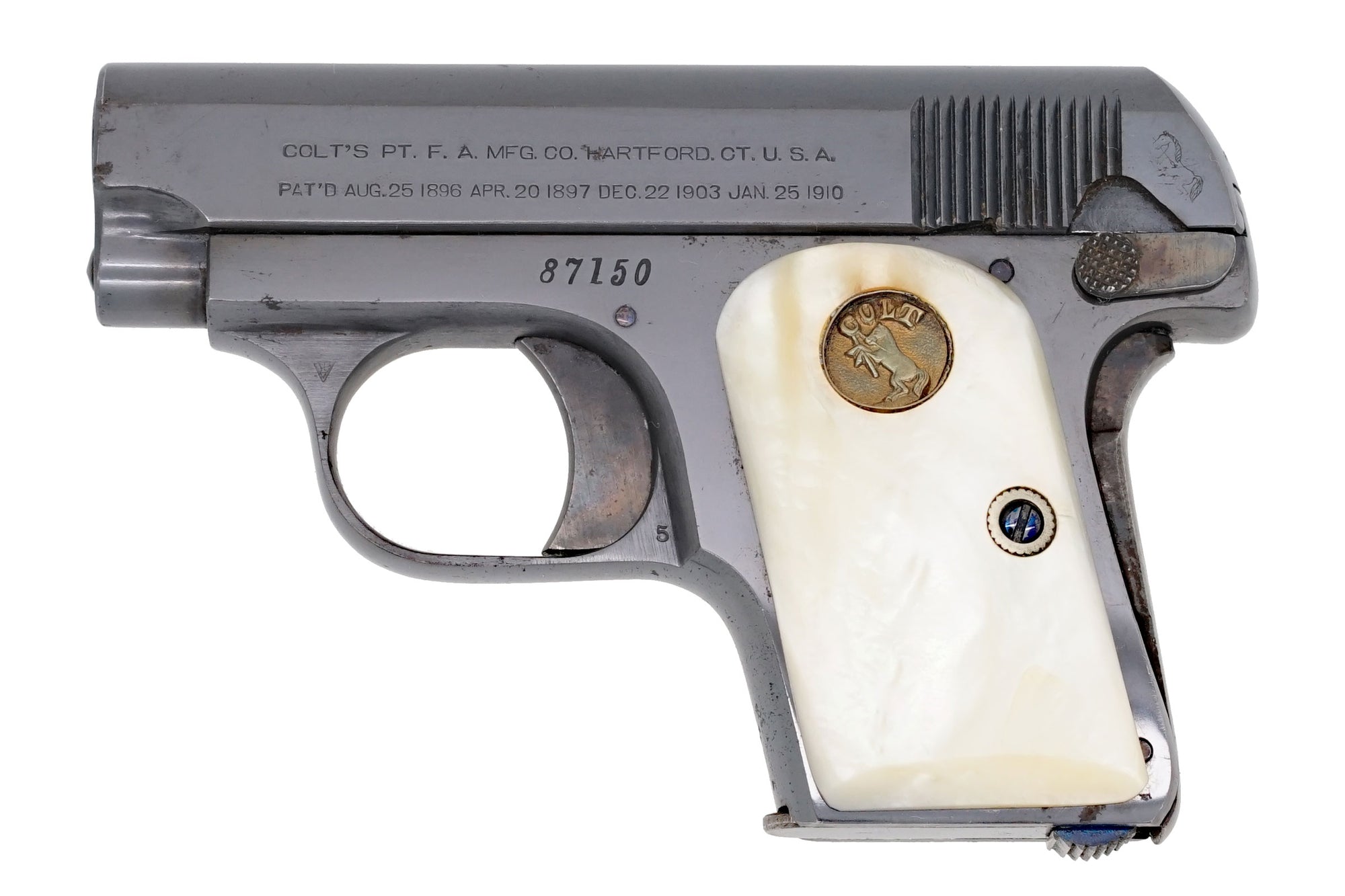 Colt 1908 Vest Pocket 25ACP SN:87150 MFG:1913