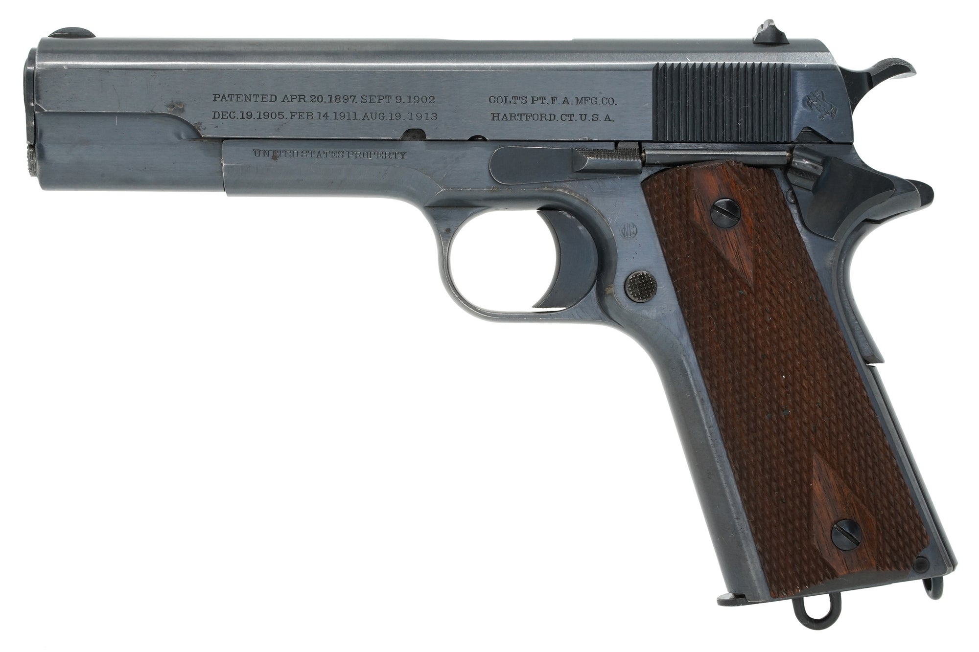 Colt M1911 45ACP SN:91863 MFG:1914 - LT Bretherton.