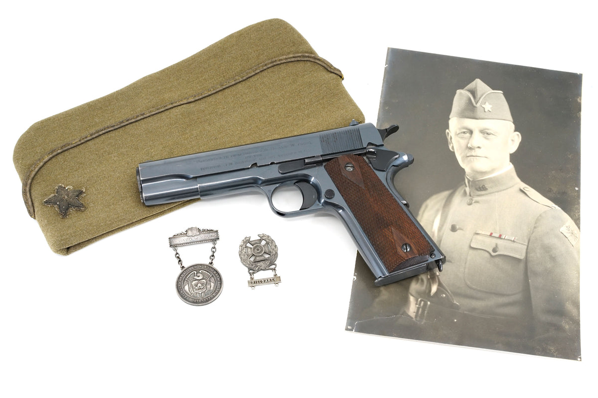 Colt Government Model 45ACP SN:C101411 MFG:1918 - Young-Browning Presentation