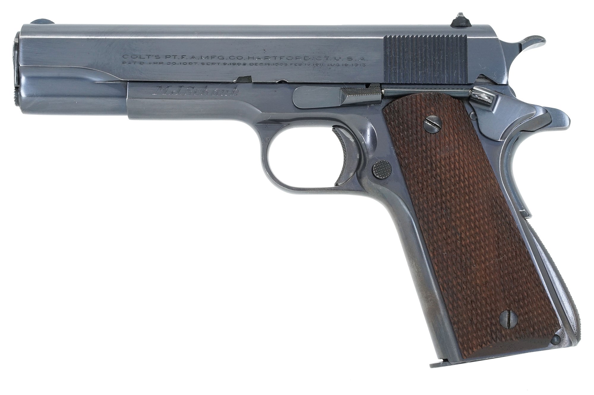 Colt National Match 45ACP SN:C182304 MFG:1936 - Factory Inscribed