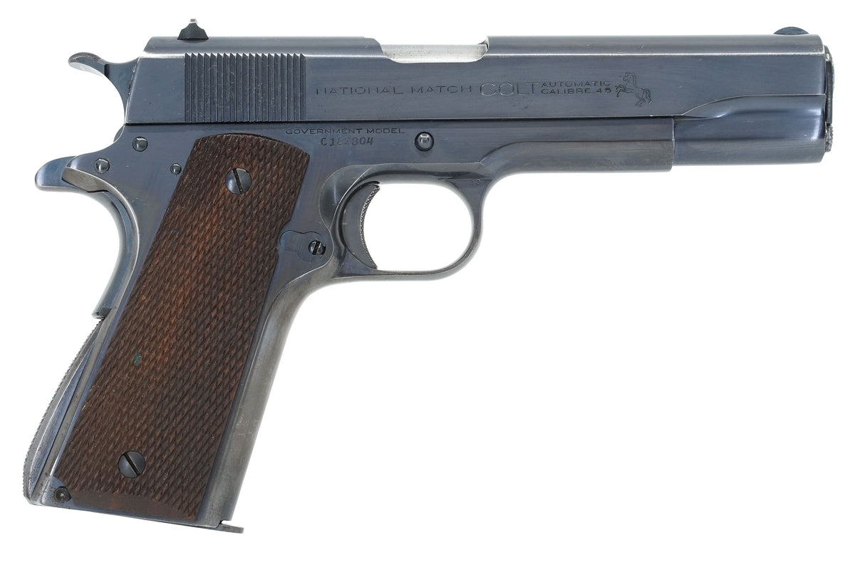 Colt National Match 45ACP SN:C182304 MFG:1936 - Factory Inscribed