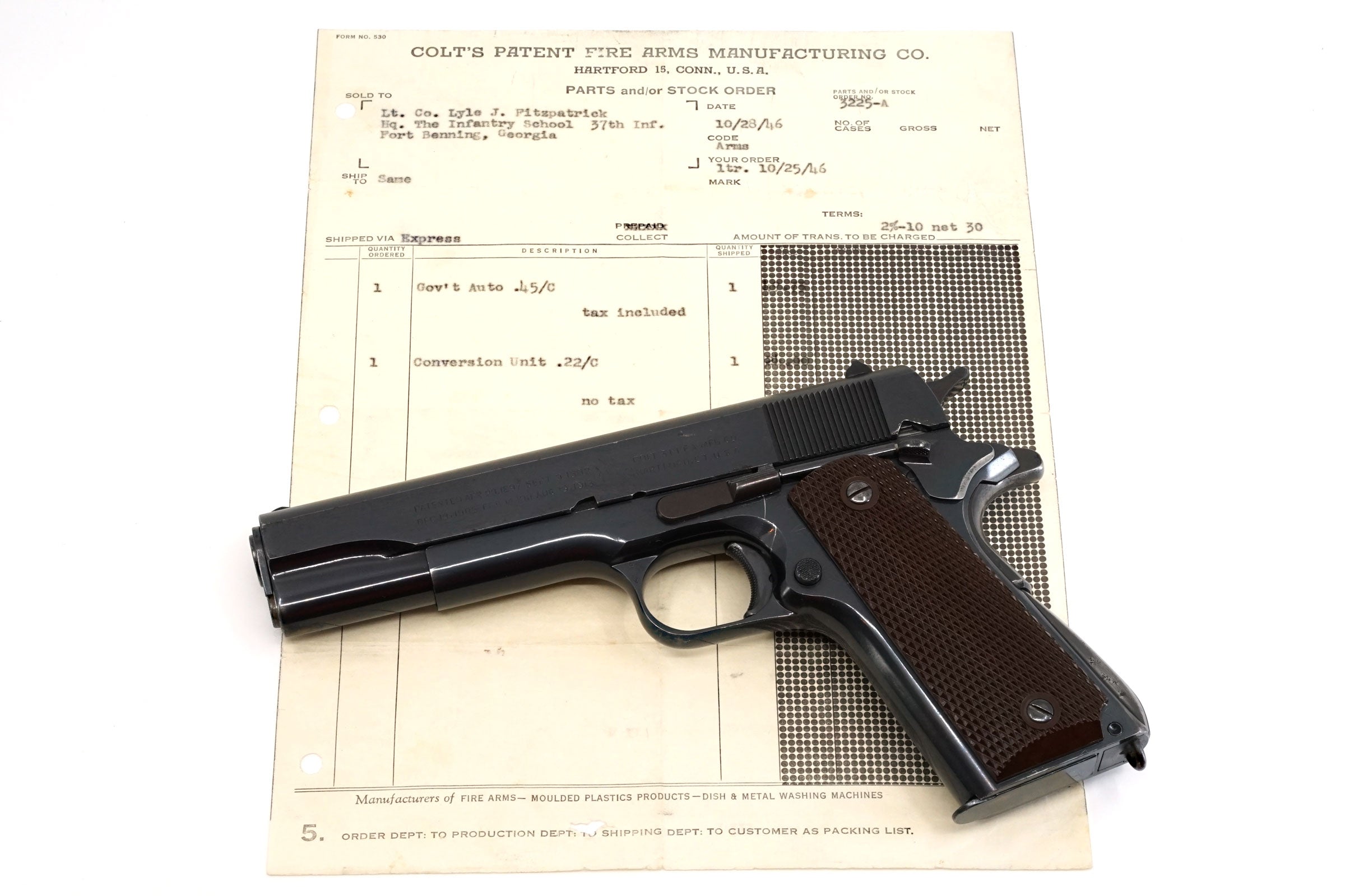 Colt Government Model 45ACP SN:C220146 MFG:1946 - Old Colt Colt Government Model 45ACP SN:C220146 MFG:1946 - Old Colt