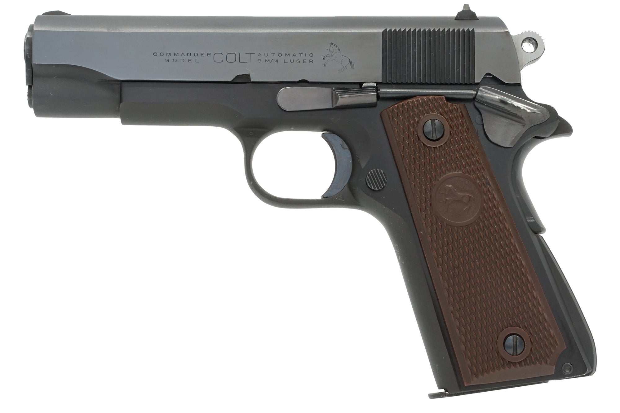 Colt Commander Model 9MM Luger SN:CLW003036 MFG:1969