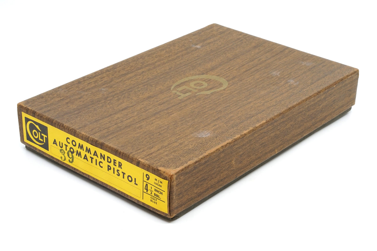 Colt Commander Model 9MM Luger SN:CLW003036 MFG:1969