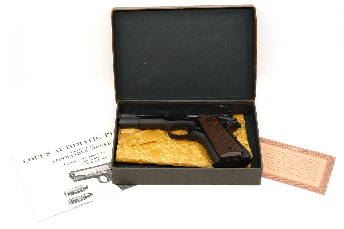 Colt Commander Model 9MM Luger SN:CLW003036 MFG:1969