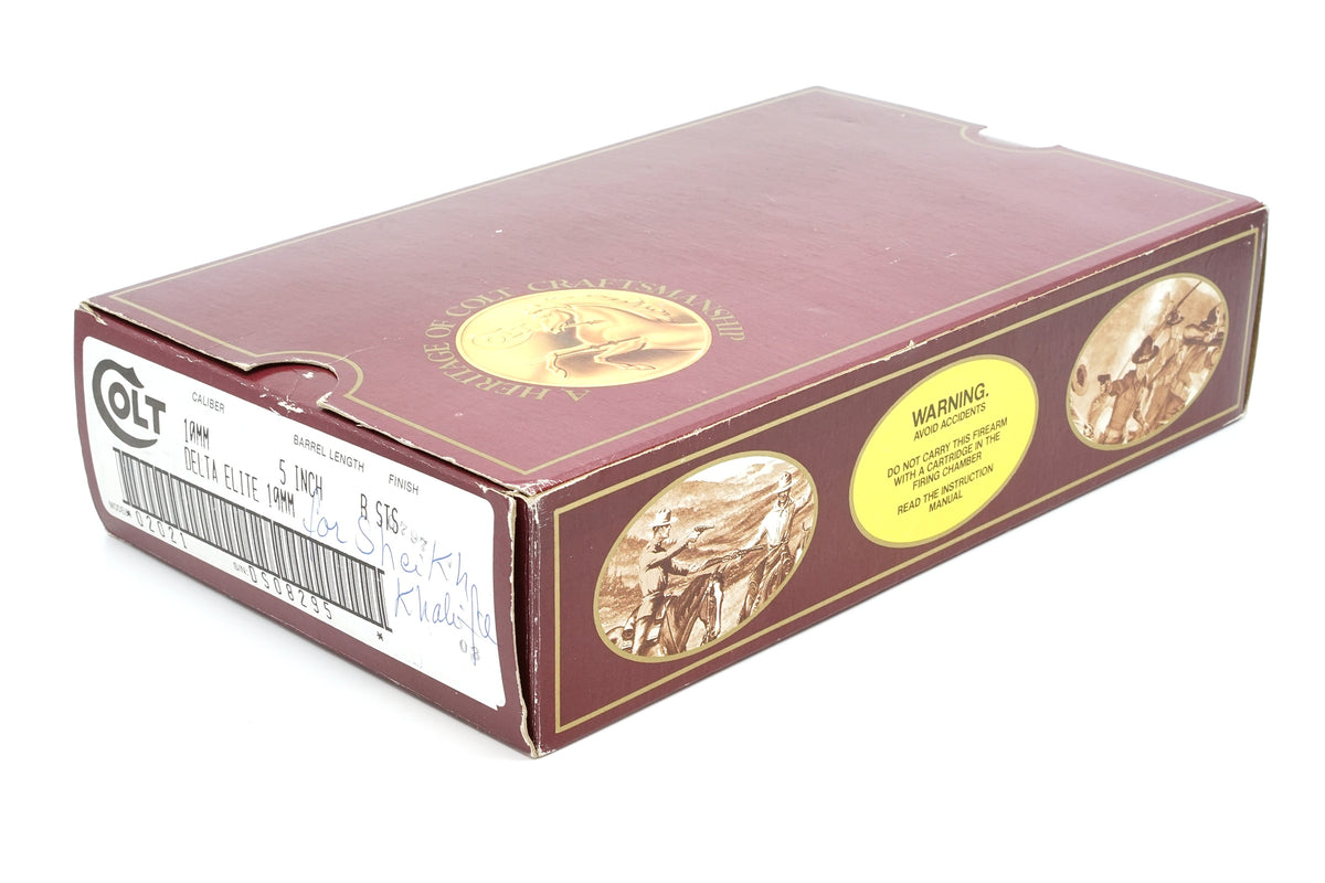 Colt Delta Elite 10MM SN: DS08295 MFG:1989