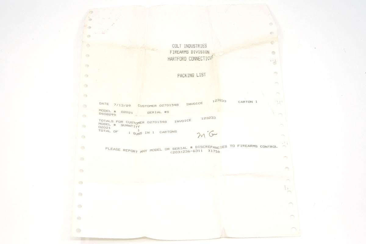 Colt Delta Elite 10MM SN: DS08295 MFG:1989