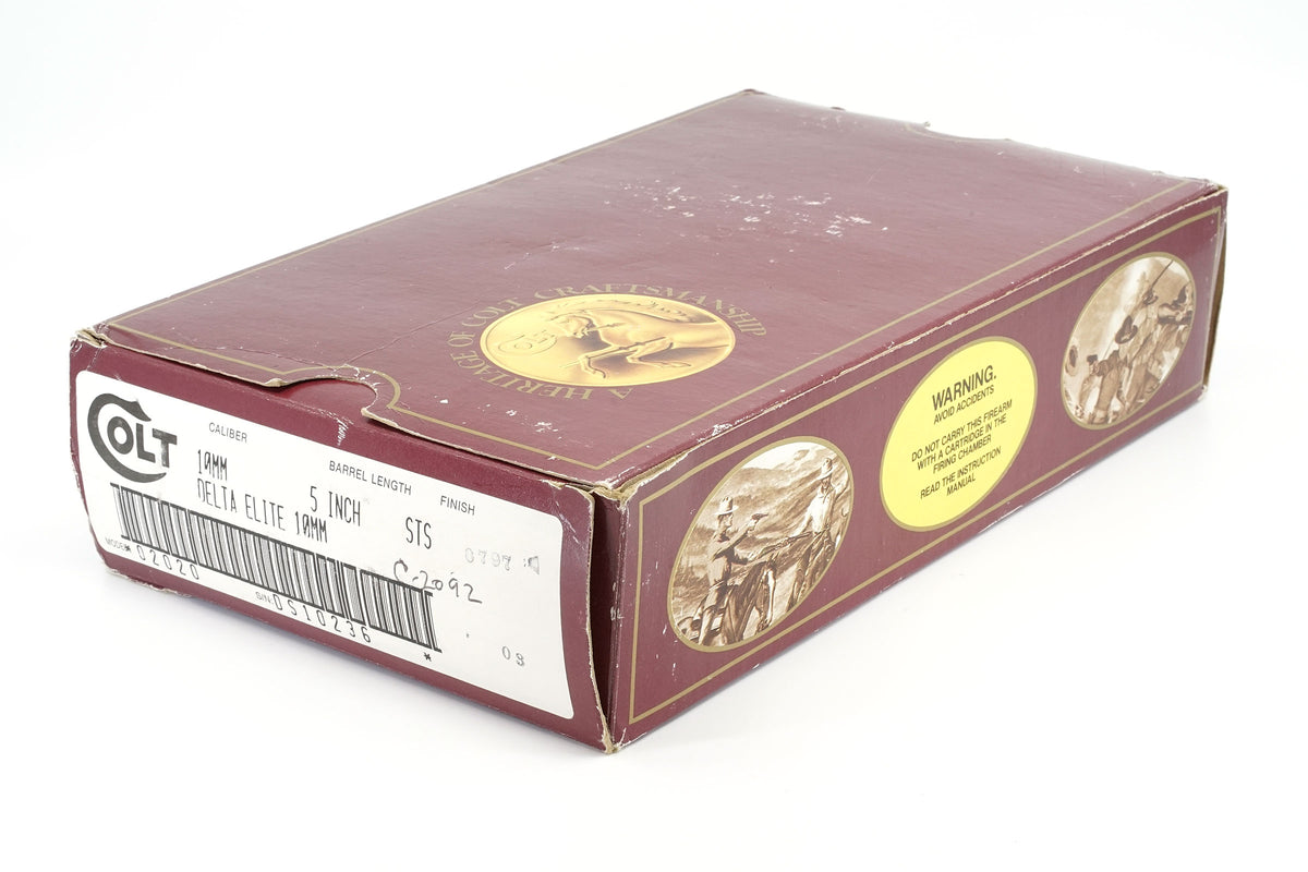 Colt Delta Elite 10MM SN:DS10236 MFG:1989
