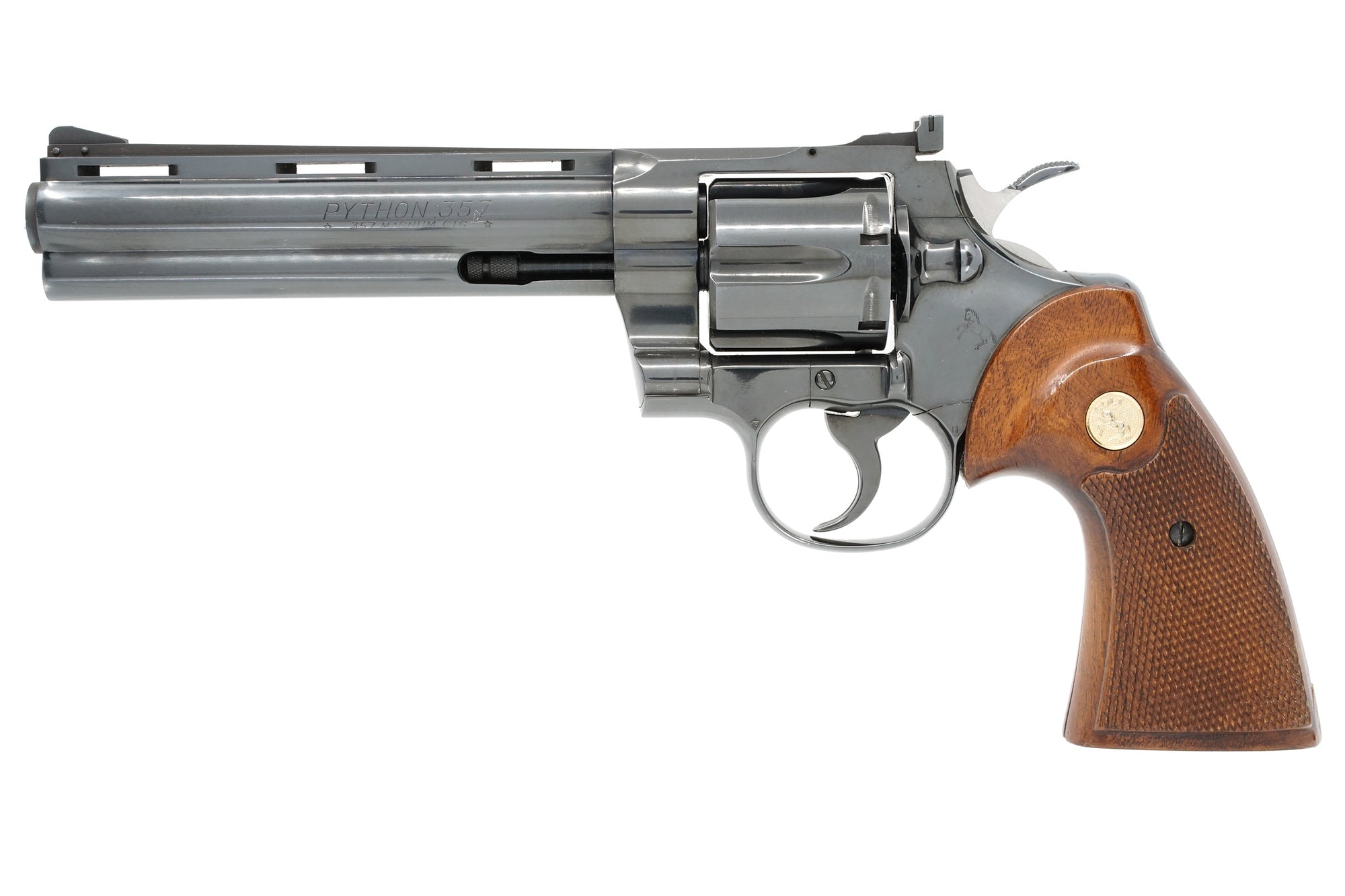 Colt Python 6" 357 MAG SN:E19834 MFG:1970