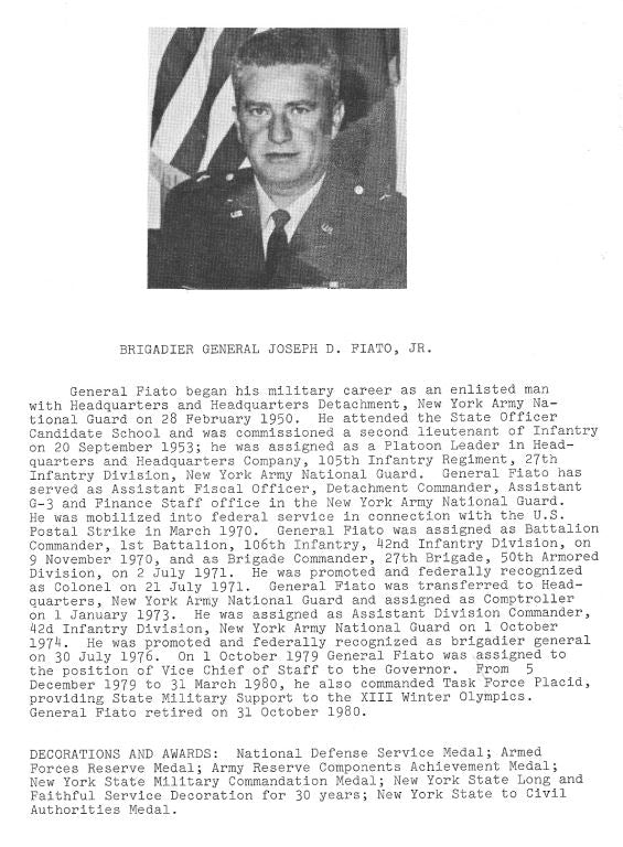 Rock Island Arsenal M15 General Officer Model 45ACP SN:GO 528 BG Joseph D. Fiato Jr.