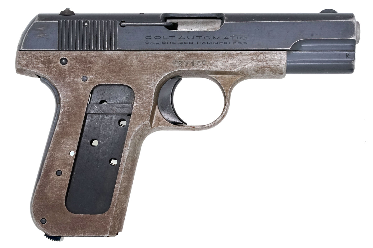 Colt Hammerless Experimental Prototype 380ACP SN:GX7150