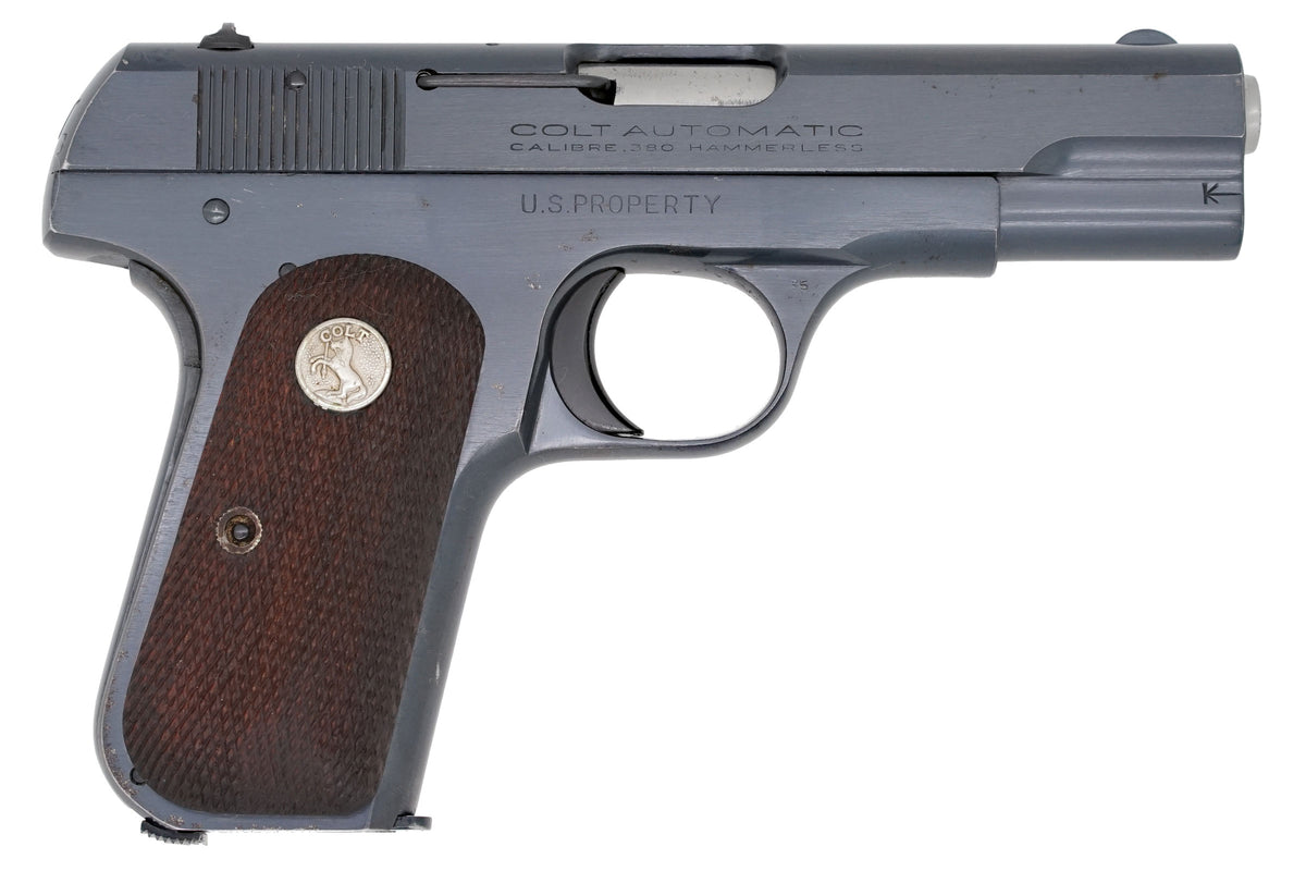 Colt 1908 Pocket Hammerless 380ACP SN:M135681 MFG:1944 Navy