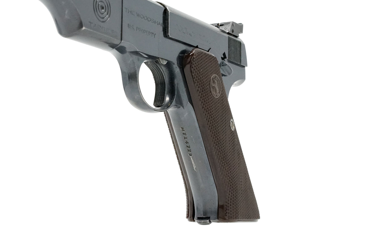 Colt Woodsman Match Target 6-5/8&quot; 22LR SN:MT14729 MFG:1943 NAVY