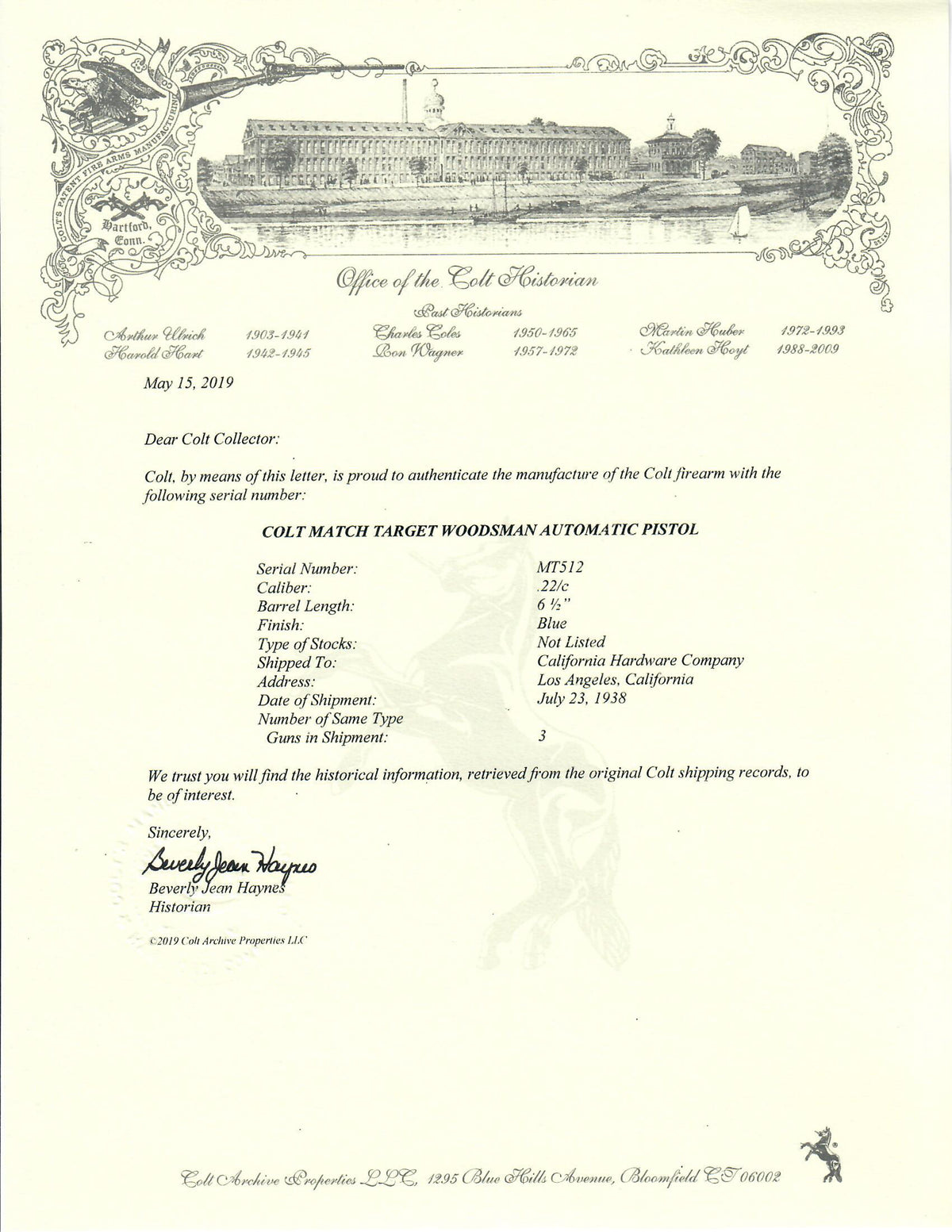 Colt Woodsman Match Target Bullseye 22LR SN:MT512 MFG:1938