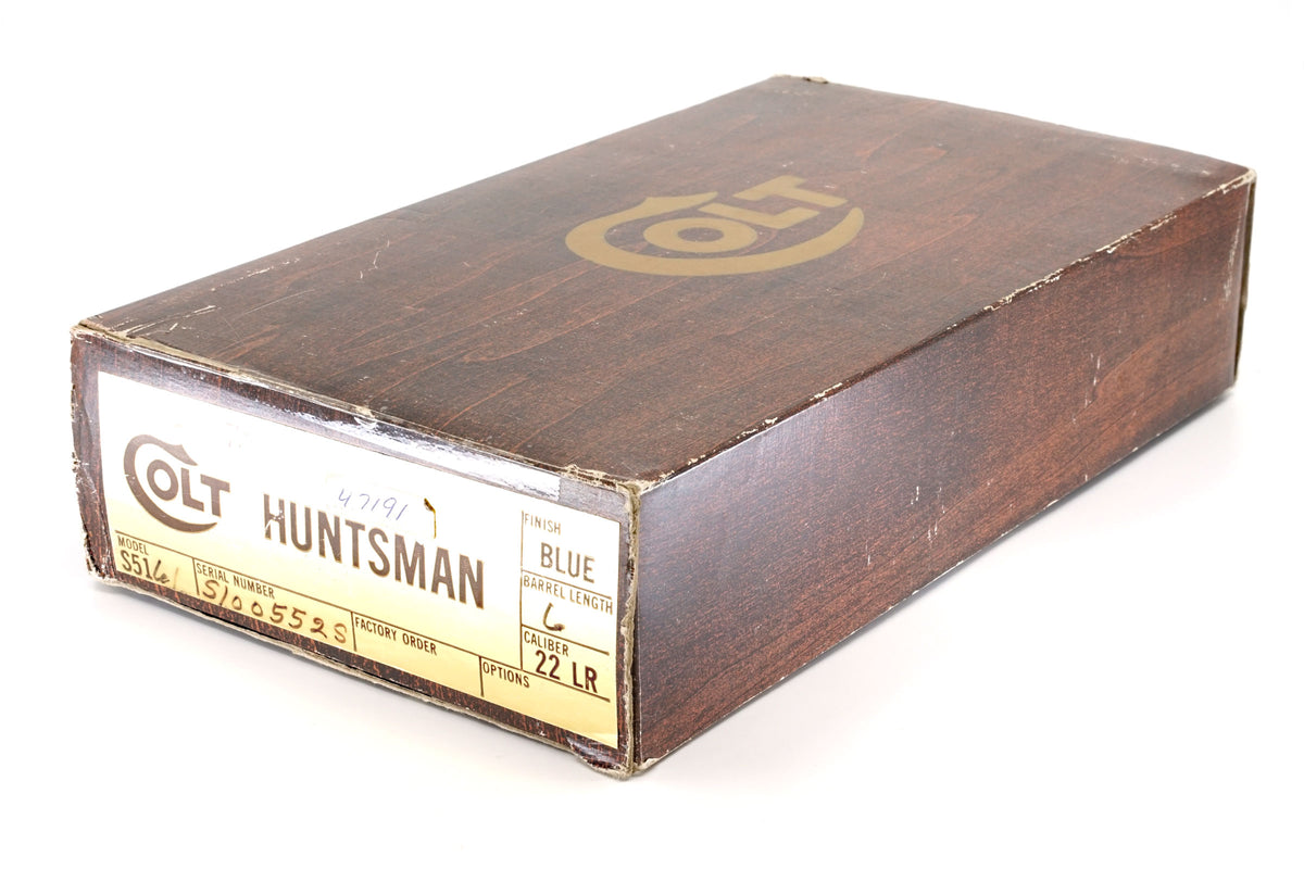 Colt Huntsman 6&quot; 22LR SN:S100552S MFG:1976 - Double S