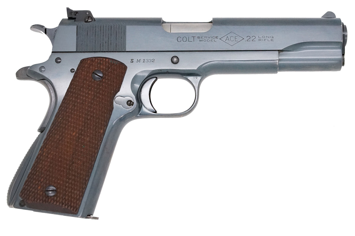 Colt Service Model Ace 22LR SN:SM1332 MFG:1940
