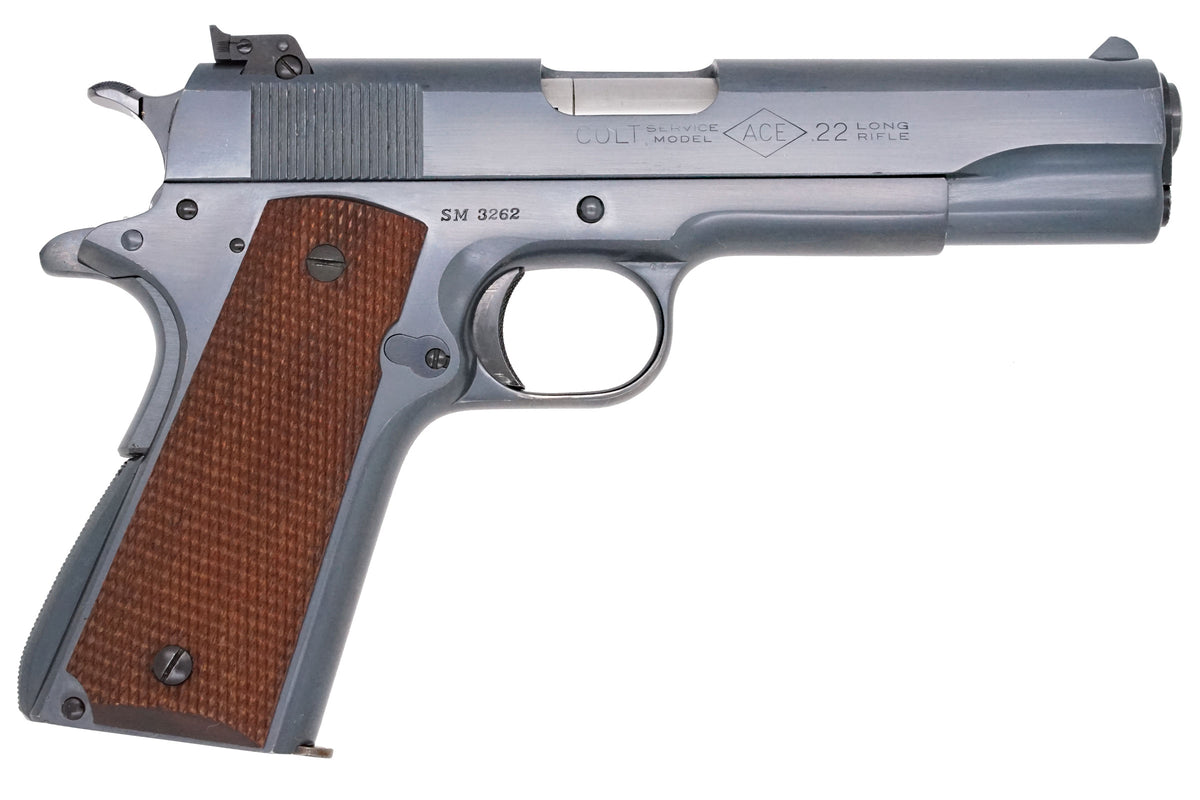 Colt Service Model Ace 22LR SN:SM3262 MFG:1942